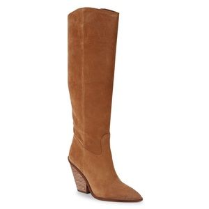 Sam Edelman | Indigo Boot, Camel Suede, Size 7.5